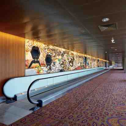 Airport Interior of Chhatrapati Shivaji Maharaj International Airport Terminal- 2