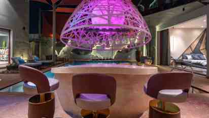 Home Bar in The Indore House