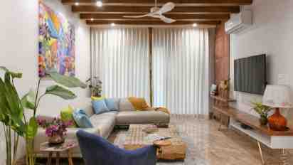 The Living Room in The Canvas Home