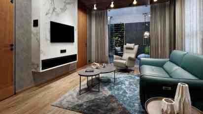 Living Room in Ishatvam Residence