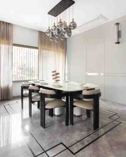 Dining Room In Floating Garden House