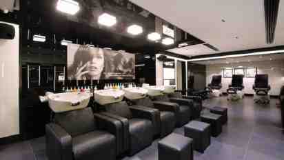 Salon Interior of Mirrors Salon