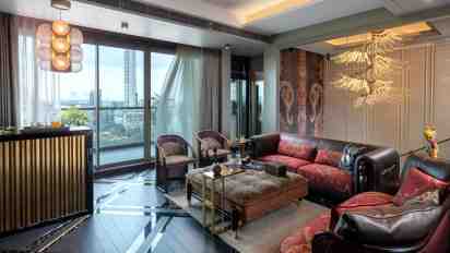 Living Room in Orbit Victoria Duplex Penthouse