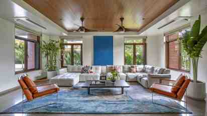 Living Room in Maheshwari Residence