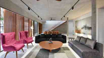 Living Room In Totem House