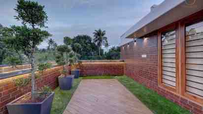 Backyard in Mr.Sreesen’s Residence