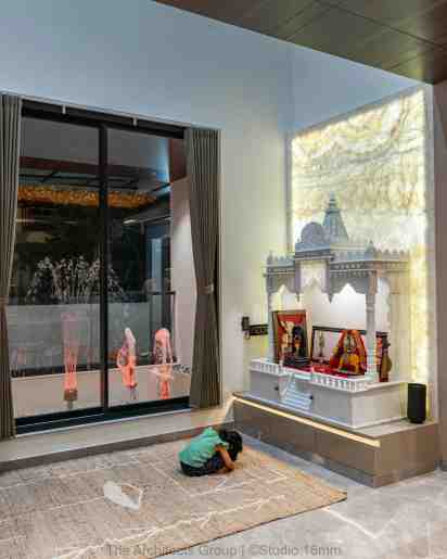 Pooja Room in Prasad Residence