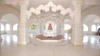 Temple Interior in Vansda Complex