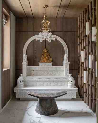 Pooja Room In The Basalt House
