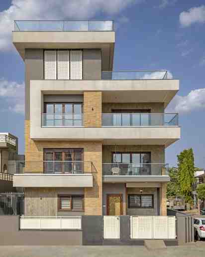 House Exterior of Opulent Dwelling House