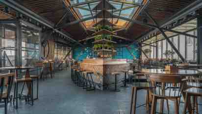Bar Interior in Dirty Martini