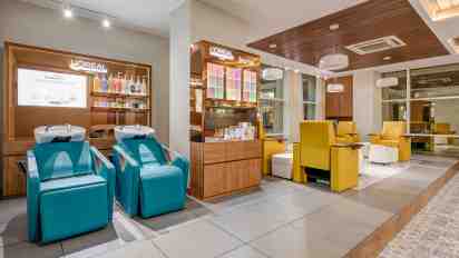Salon Interior of The Oasis Salon and Spa