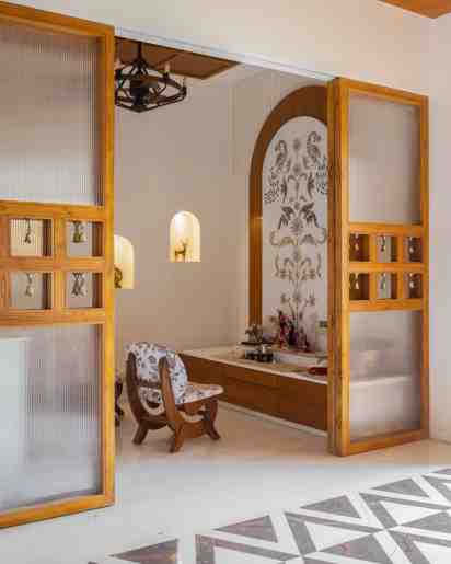 Pooja Room In Continuum House