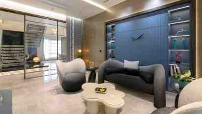 Living Room in Duplex Heaven Home