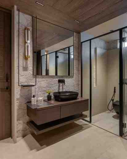 Powder Room In Anvay House
