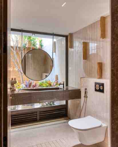 Powder Room in Fort House