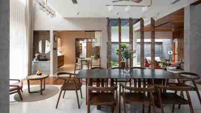 Dining Room In Kavunngal Residence