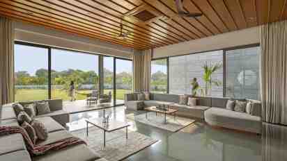 Living Room in The Concrete House