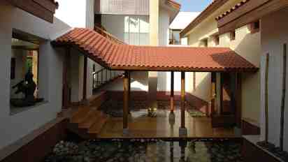 Courtyard in Jindal House