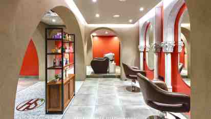 Salon Interior of Hair Saint Salon