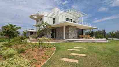 House Exterior of Cyan Villa