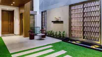 Foyer in Vrundavan Residence