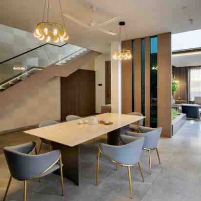 Dining Room in Siddhi Bungalow