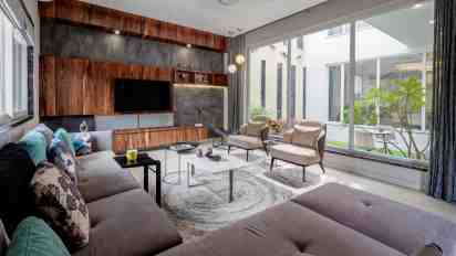 Living Room in Devgiri Residence