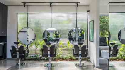 Salon Interior in Myst Salon