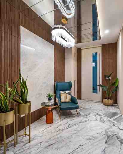 Foyer In Muted Abode Apartment