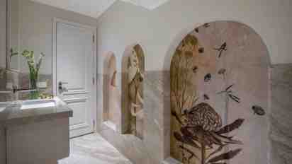 Powder Room in The Classic Dwelling House