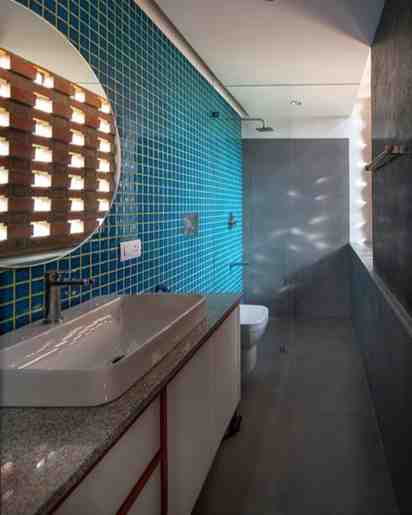 Bathroom in Inside Out House
