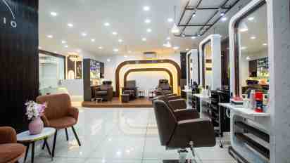 Salon Interior of Studio 89 Salon
