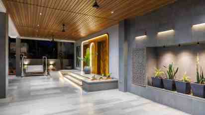 Verandah in Raj Aashray House