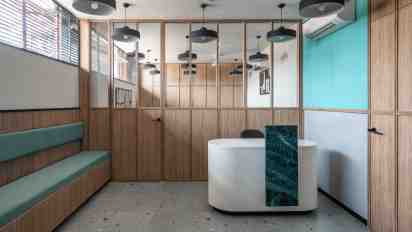 Office Reception in Pharmaceutical Office