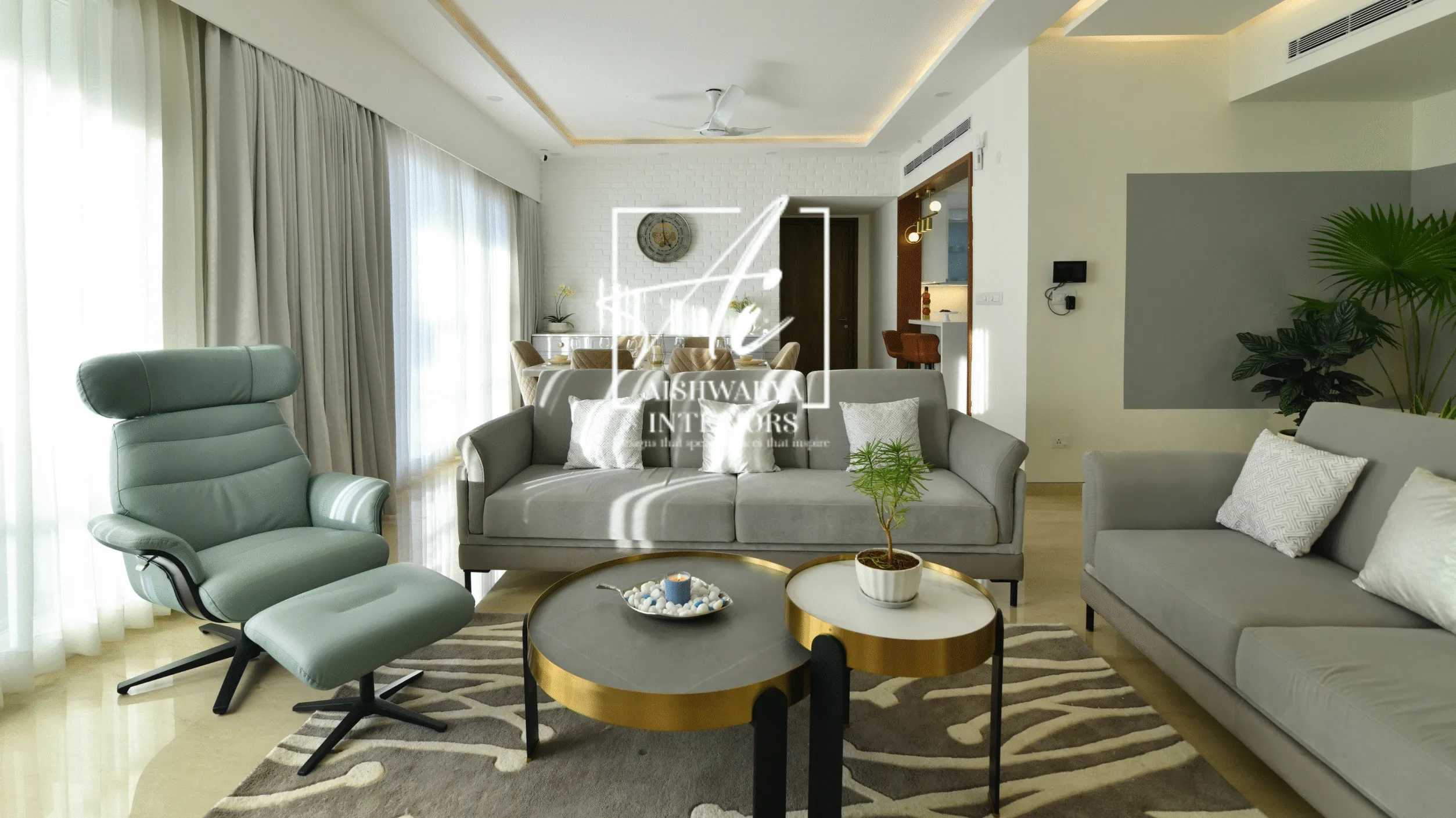Living Room In 4BHK La Palazzo