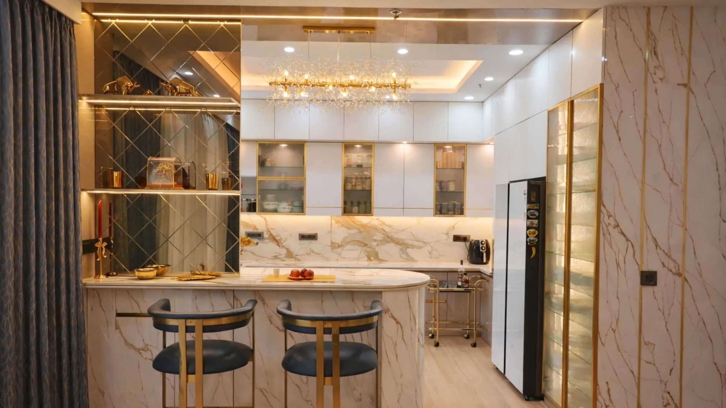 Kitchen in 4BHK Residence