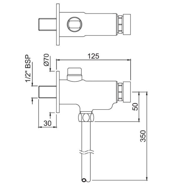 Urinal Valve Auto Closing System 1