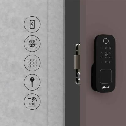 Ozone Smart Wi-Fi Rim Lock for Wooden & Metal Doors 4