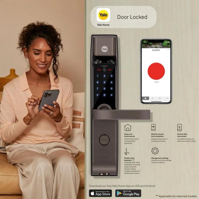 YDM 4115 -A Series Smart Lock with Fingerprint - Bluetooth Module and Wifi Connect Bridge 3