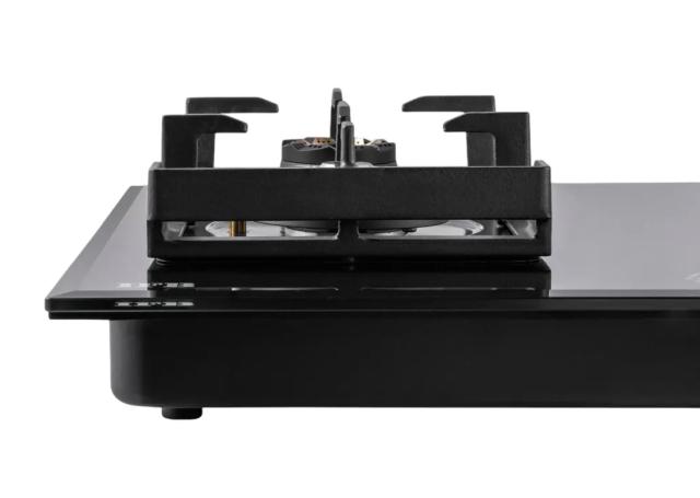 IFB 4 Burners Hybrid Hob With Bevelled Tempered Black Glass 3