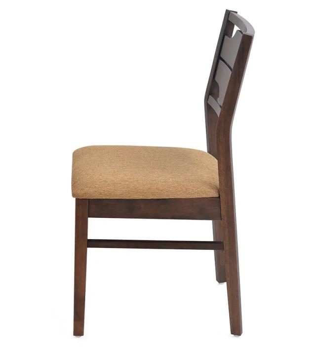 Nilkamal Olenna Dining Chair with Cushion - Walnut 5