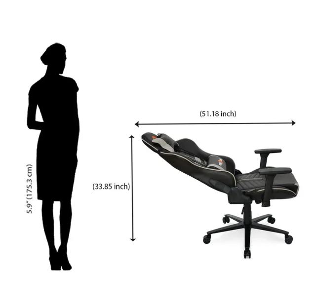 Nilkamal Fyrebird Razos Gaming Chair (Brown / Beige) 8