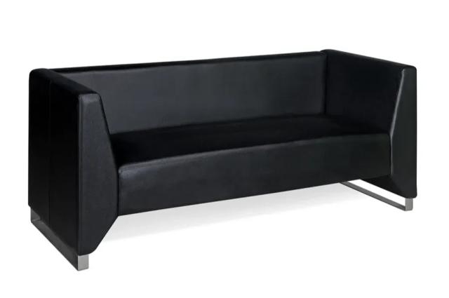 Nilkamal Reed 3 Seater Sofa - Black 2
