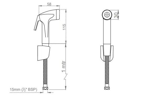 Cera Health Faucet - F8030105AB 1