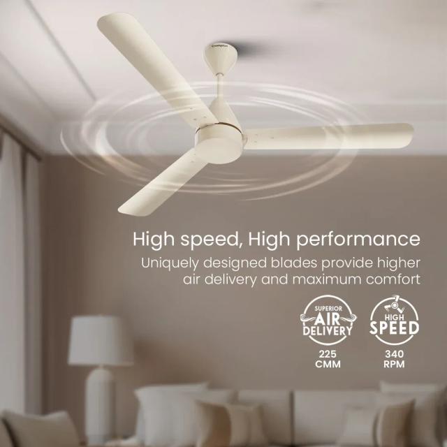 Crompton Energion Cookie BLDC Ceiling Fan -  Ivory 2