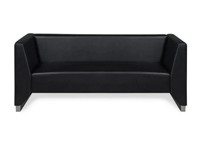 Nilkamal Reed 3 Seater Sofa - Black 1