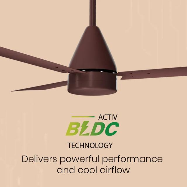 Crompton Energion Hyperjet smart BLDC Ceiling Fan - Brown 3