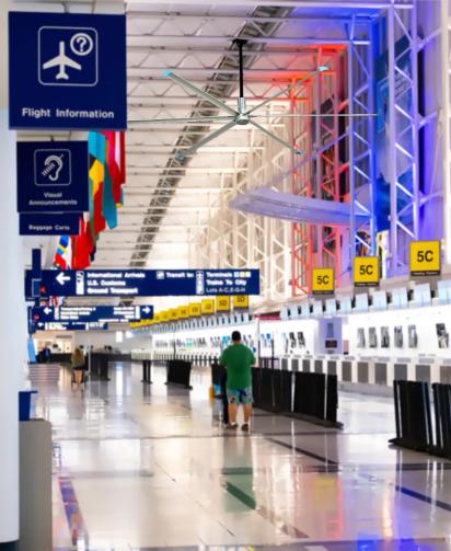 Marut Air HVLS Fans For Airport