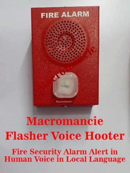 Flasher Voice Hooter In English Hindi Human Voice Sounder For Fire Alarm Systems